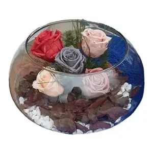 Arreglo Floral Vidrio 101