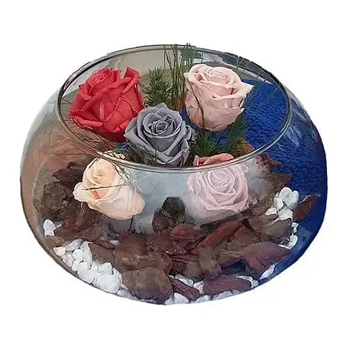 Arreglo Floral Vidrio 101